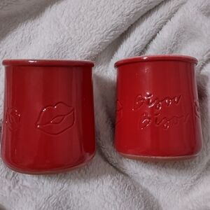 2 La Fermiere Valentine's Day Yogurt Pots